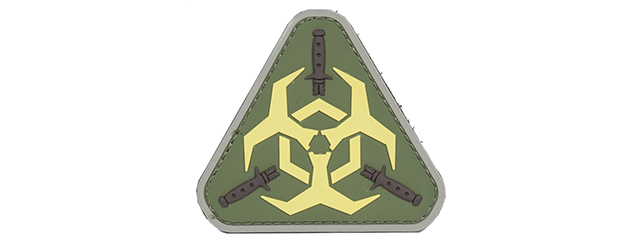 AC-392B OUTBREAK RESPONSE PVC PATCH (COLOR: OD GREEN & NEON) - Click Image to Close