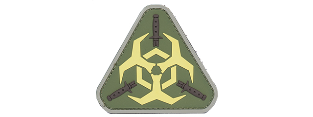 AC-392B OUTBREAK RESPONSE PVC PATCH (COLOR: OD GREEN & NEON)