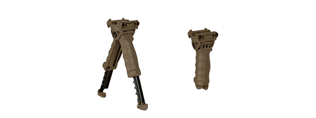 AC-408B VERTICAL BIPOD FOREGRIP (COLOR: DARK EARTH)