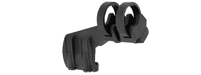 AC-486BR OFFSET LIGHT CLIP MOUNT (ON RIGHT SIDE) COLOR: BLACK