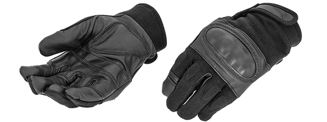 AC-801S Hard Knuckle Glove (Black) - Size S