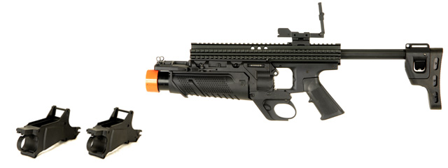 Lancer Tactical Commando MK13 MOD 0 EGLM Gas Grenade Launcher (Color: Black) - Click Image to Close