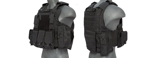 CA-303BN Nylon Strike Tactical Vest (Black)