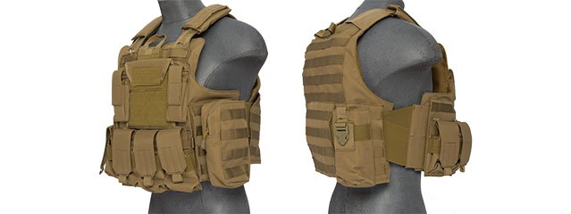 CA-303TN Nylon Strike Tactical Vest (Tan)