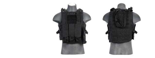 Lancer Tactical CA-304B Tactical Vest in Black