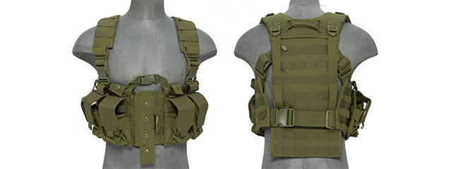 CA-306GN NYLON M4 CHEST HARNESS (OD)