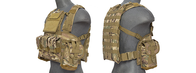 Lancer Tactical CA-307C Modular Chest Rig in Camo