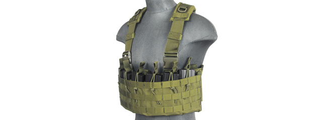 CA-316G DZN MAG HARNESS w/REAR HYDRATION COMPARTMENT (OD GREEN)