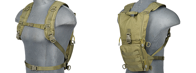 Lancer Tactical CA-321G Light Weight Hydration Pack in OD