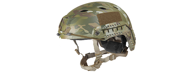 HELMET "BJ" TYPE (COLOR: MODERN CAMO) SIZE: MED/LG - Click Image to Close