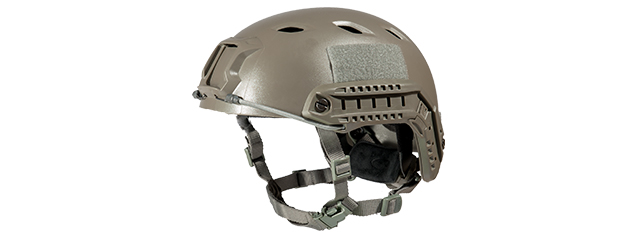 HELMET "BJ" TYPE (COLOR: FOLIAGE GREEN) SIZE: MED/LG - Click Image to Close