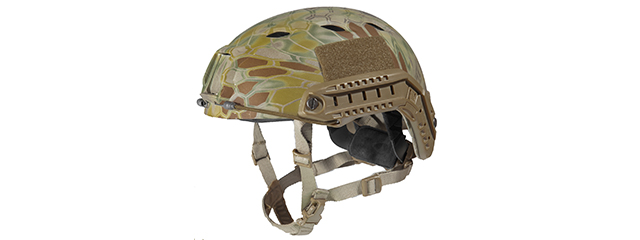 HELMET "BJ" TYPE (COLOR: MAD) SIZE: MED/LG