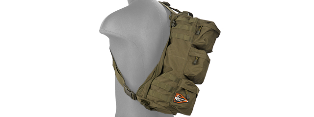 CA-351G TACTICAL SHOULDER "GO PACK" (OD)