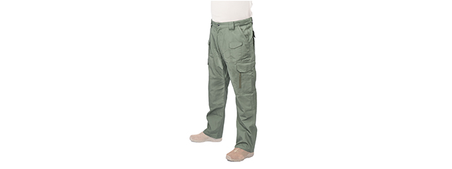 CA-396XL TACTICAL OUTDOOR PANTS (COLOR: OD GREEN) WAIST: 38 INCH - Click Image to Close