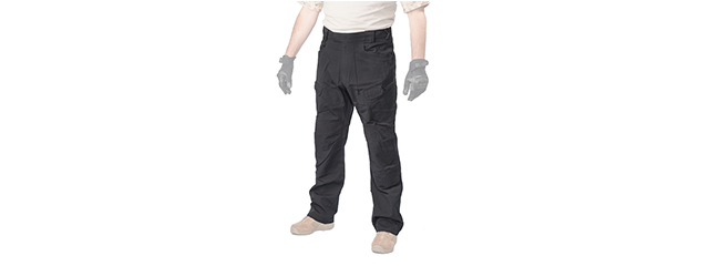 CA-397MD URBAN TACTICAL PANTS (COLOR: BLACK) WAIST: 34 INCH - Click Image to Close