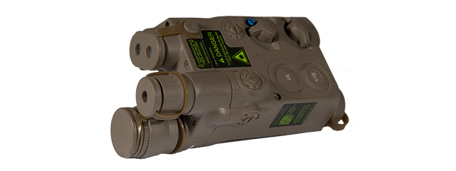 AN/PEQ-16 BATTERY CASE (COLOR: DARK EARTH) - Click Image to Close