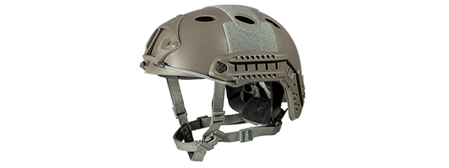 HELMET "PJ" TYPE (COLOR: FOLIAGE GREEN) SIZE: MED/LG - Click Image to Close