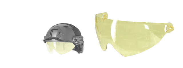 Lancer Tactical CA-779Y Yellow Lens for CA-741/CA-740 HELMET Series