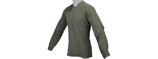 CA-793LG TLS HALFSHELL SHIRT (OD GREEN) LARGE