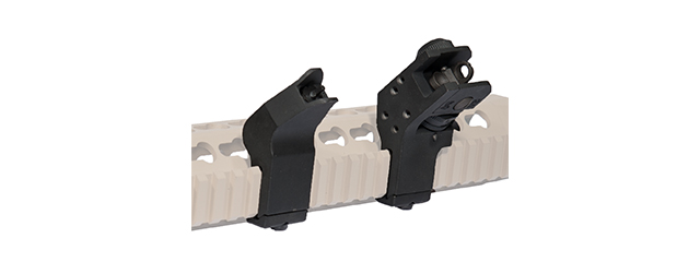 CA-829B DD STYLE "QUICK TRANSITION" SIGHT SET (COLOR: BLACK) - Click Image to Close