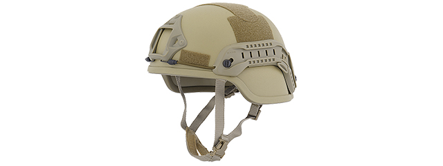 CA-837T ACH MICH 2000 HELMET - SPECIAL ACITION VERSION "PLASTIC" (COLOR: TAN)