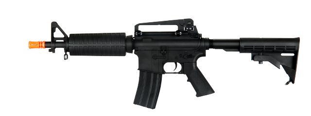 CM018 M4 METAL GEAR AEG RIFLE W/ LE STOCK AND CARRY HANDLE (BLACK)