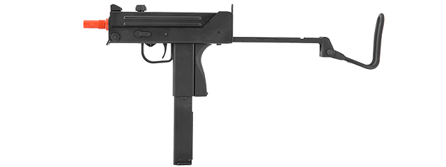 Well G11 MAC-11 SMG Gas Powered Pistol with Silencer, Folding Stock - Semi and Auto