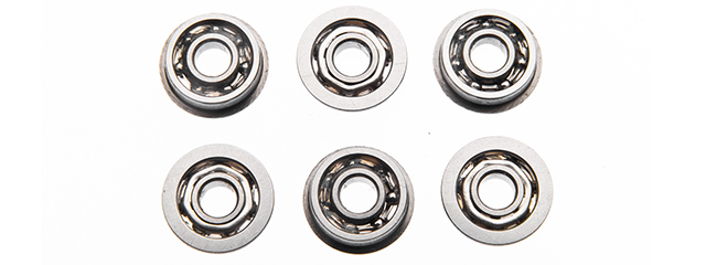 LONEX 8MM STEEL BALL BEARINGS FOR AEG GEARBOXES - 6PCS