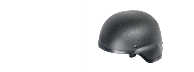 IU-A07 Plastic MICH Helmet, Black