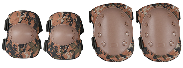 IU-A10 KNEE & ELBOW PAD SET (COLOR: WOODLAND DIGITAL)