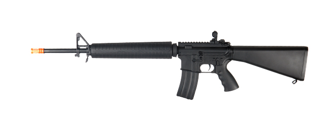 Atlas Custom Works Airsoft Full Length M16 AEG Rifle w/ Full Metal Gearbox (Color: Black)