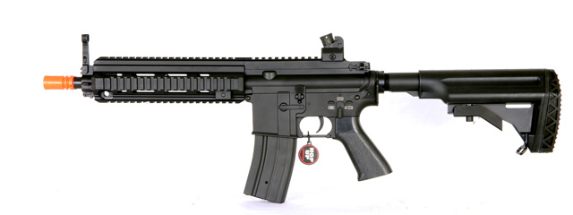 GOLDEN EAGLE JG6621 MK416 RIS CQB AEG METAL GEAR, ABS BODY, RETRACTABLE 416 STOCK - Click Image to Close