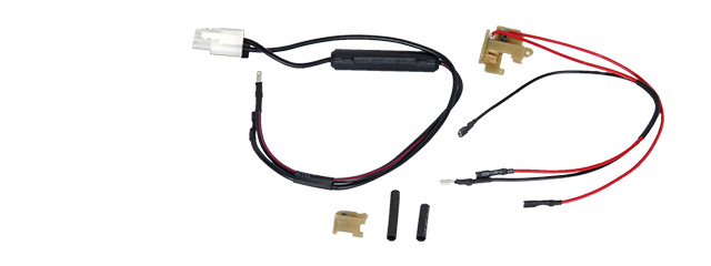 JG VERSION 2 REAR WIRED AIRSOFT AEG HARNESS - LARGE TAMIYA CONNECTOR