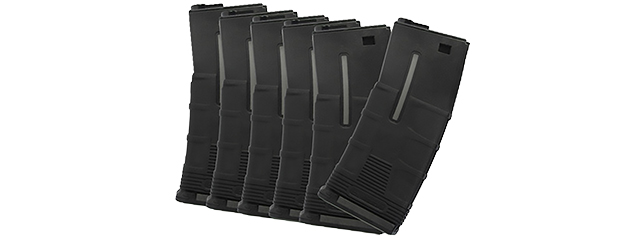 MA-232 ICS T-MAG MID-CAP 6-PACK (COLOR: BLACK)