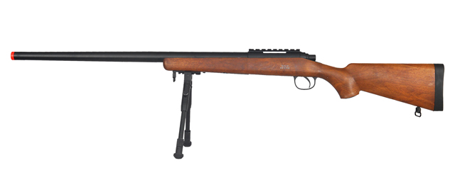 WELL MB03WBIP VSR-10 BOLT ACTION RIFLE w/BIPOD (COLOR: WOOD)