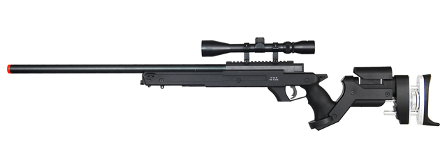 WELL MB05BA BOLT ACTION RIFLE w/SCOPE (COLOR: BLACK)