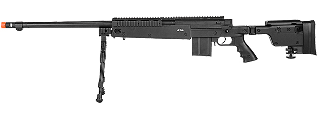 Well MB4407B Bolt Action Rifle, w/ Bi-pod, Black