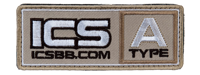 MS-133 ICS PATCH BLOOD TYPE-A (COLOR: TAN)