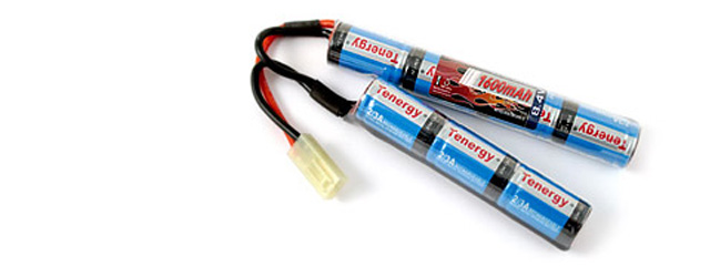 TENERGY AIRSOFT 8.4V NIMH BUTTERFLY BATTERY FOR AEGS - 1600 MAH