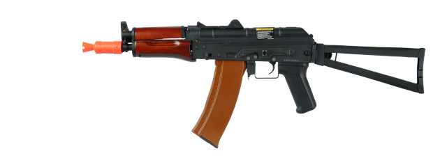 Dboys RK-01WS AKS-74U AEG Metal Gear, Full Metal Body, Steel Version, ABS Wood, Side Folding Stock