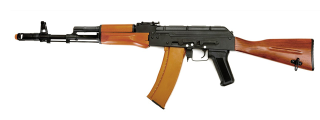 Dboys RK-06WS AK-74 AEG Metal Gear, Full Metal Body, Steel Version, Real Wood, Fixed Stock