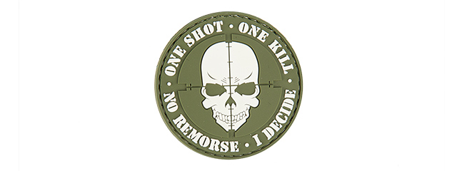 AC-130E "ONE SHOT, ONE KILL" PVC PATCH (OD)