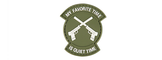 AC-130N "MY FAVORITE TIME IS QUIET TIME" PVC PATCH (OD)