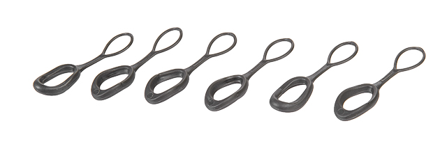 CA-1048F Zipper Pull Tabs - Set of 6 (Foliage Green)