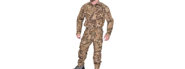 RUGGED COMBAT UNIFORM SET w/ SOFT SHELL PADDING (HLD), XS