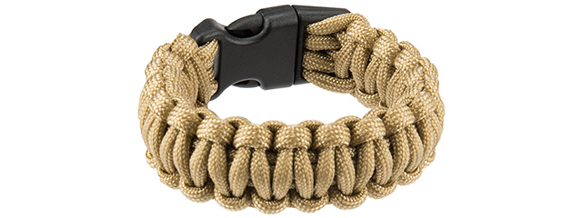 CA-5032 8" PARACORD BRACELET W/ LARGE BUCKLE (CB)