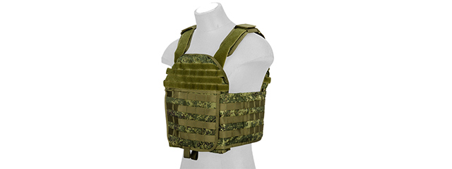 CA-8257FL Lancer Tactical Molle AK Tactical Vest (Digital Flora)