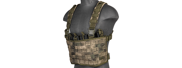 CA-882F LIGHTWEIGHT CHEST RIG W/ CONCEALED MAGAZINE POUCH (AT-FG)