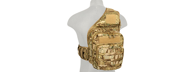 Lancer Tactical Airsoft Messenger Utility Shoulder Bag (Color: Camo)