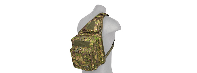 Lancer Tactical Airsoft Messenger Utility Shoulder Bag (Color: PC Green)